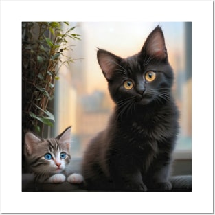 Cute Kittens Beautiful Cats Posters and Art